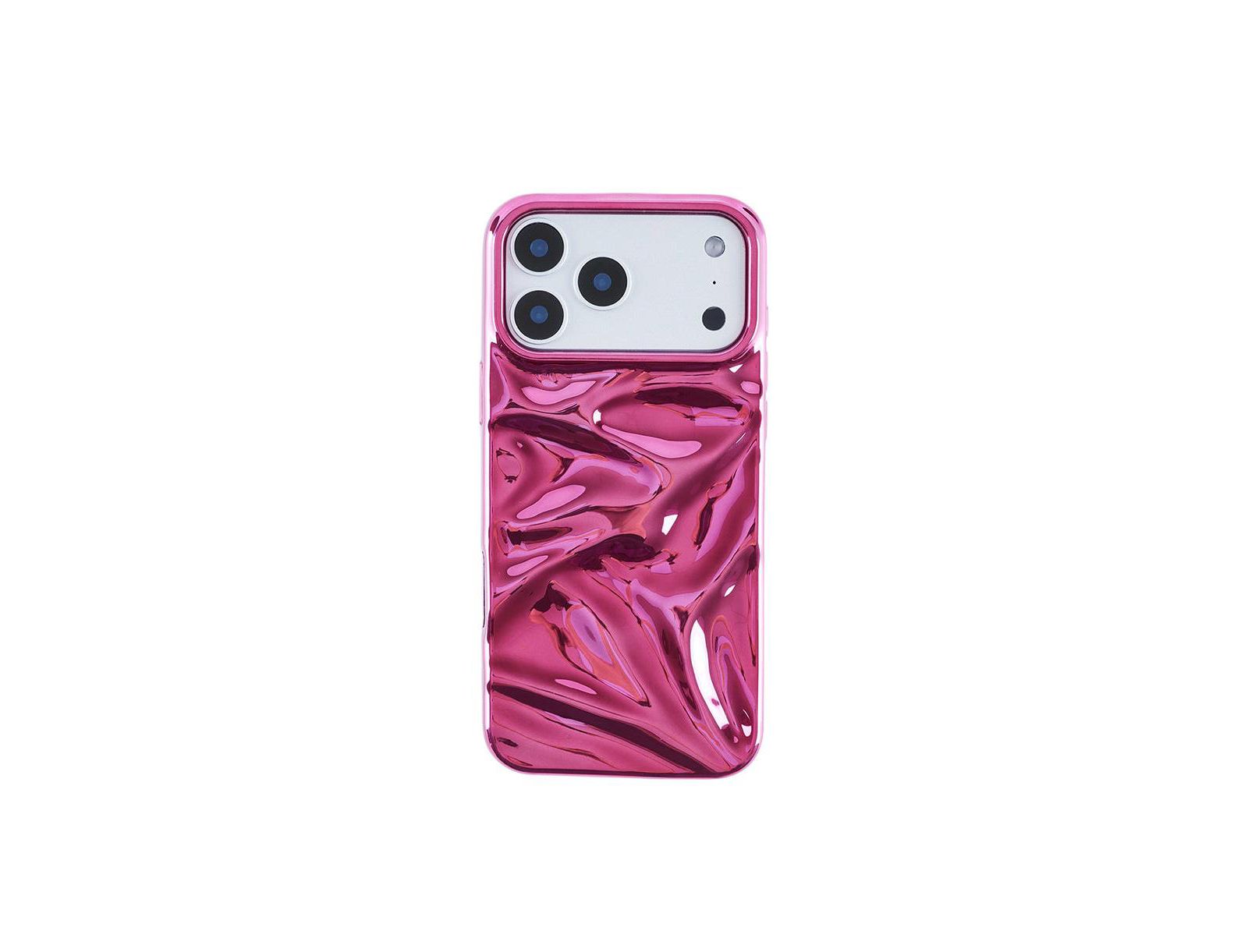 Auramma чехол для iPhone17 Pro Max Fuchsia Crinkles