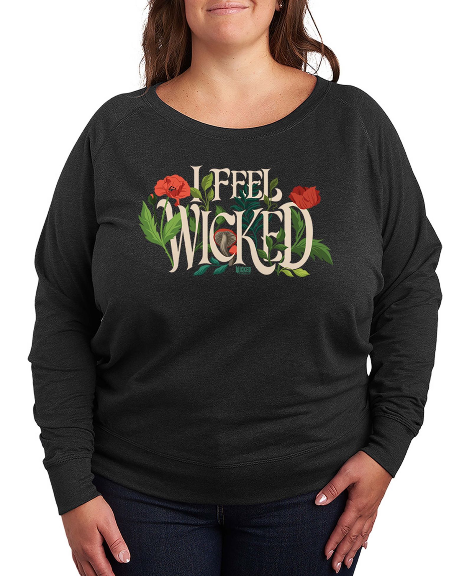 Пуловер Hybrid Apparel Plus Size Wicked French Terry с длинным рукавом