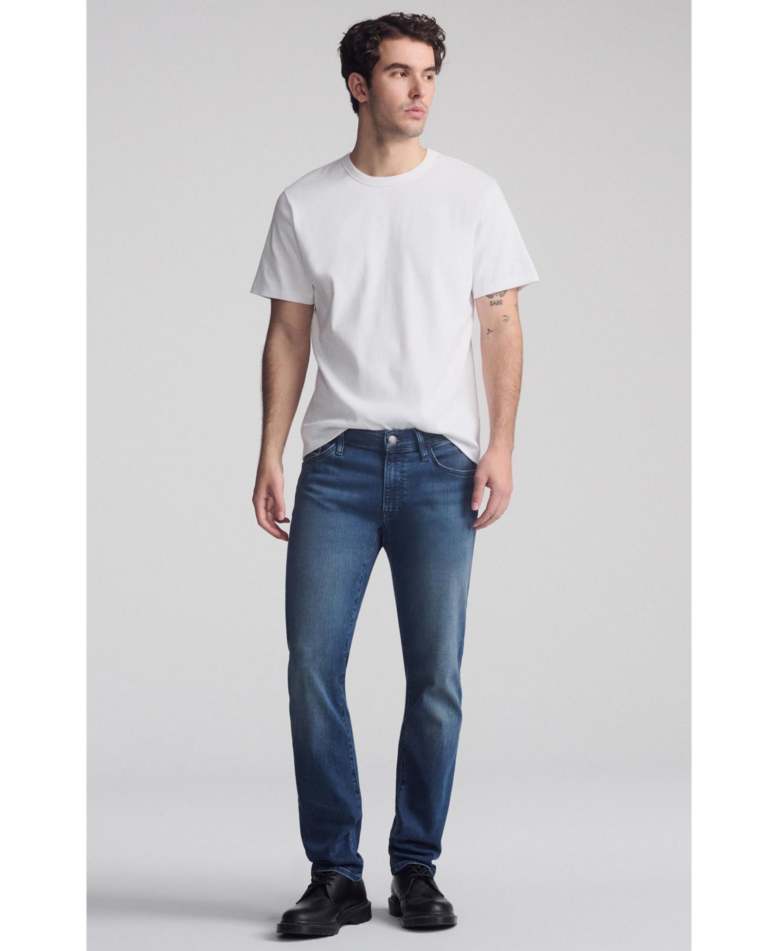 Mavi Jeans Men's Jake Regular Rise Skinny Leg In Dark Used Supermove