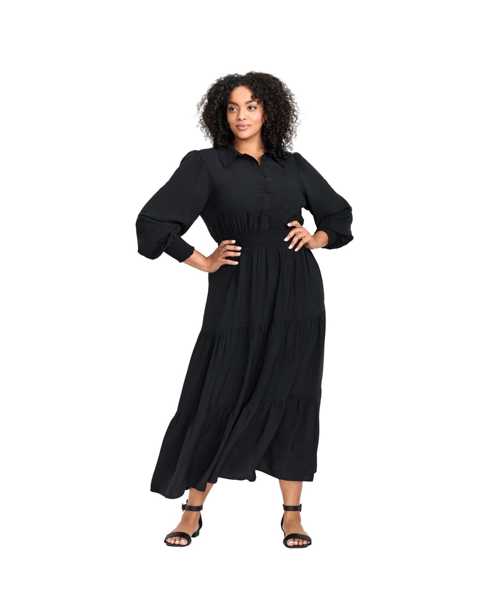 Женское макси-платье Plus Size Shiloh Tiered от AVENUE