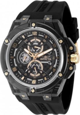 Мужские наручные часы Invicta 48807 Invicta Racing с кварцевым механизмом и черным циферблатом
