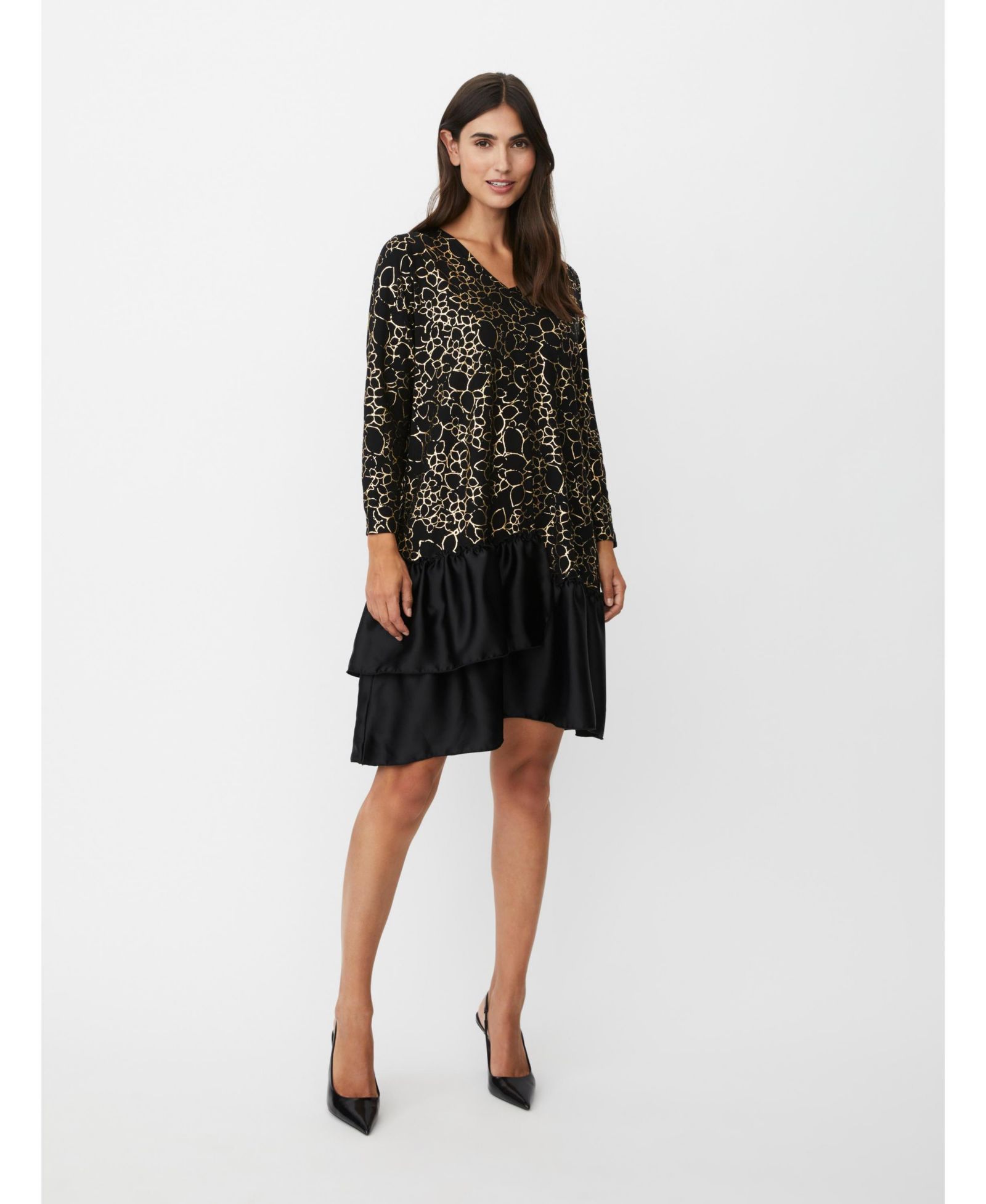 Masai Copenhagen Женское платье MaNylindra Metallic Floral Print