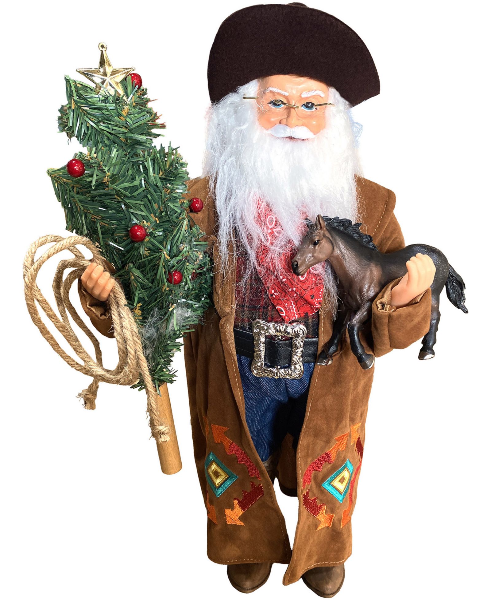 Santa's Workshop 18" Spirit of the West Santa Claus Figurine