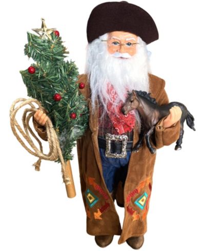Santa's Workshop 18" Spirit of the West Santa Claus Figurine