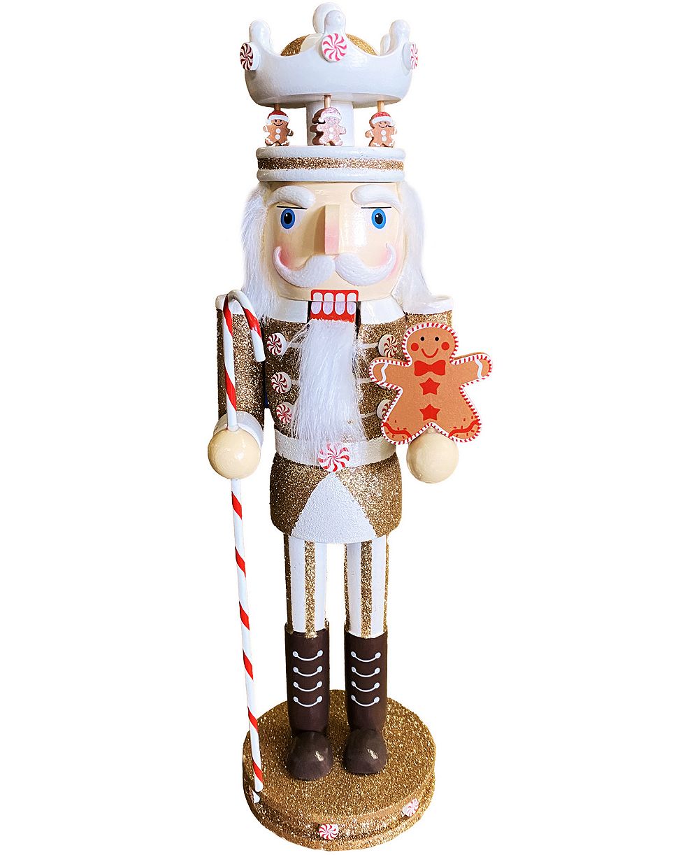 Щелкунчик Santa's Workshop Gingerbread King, 14"
