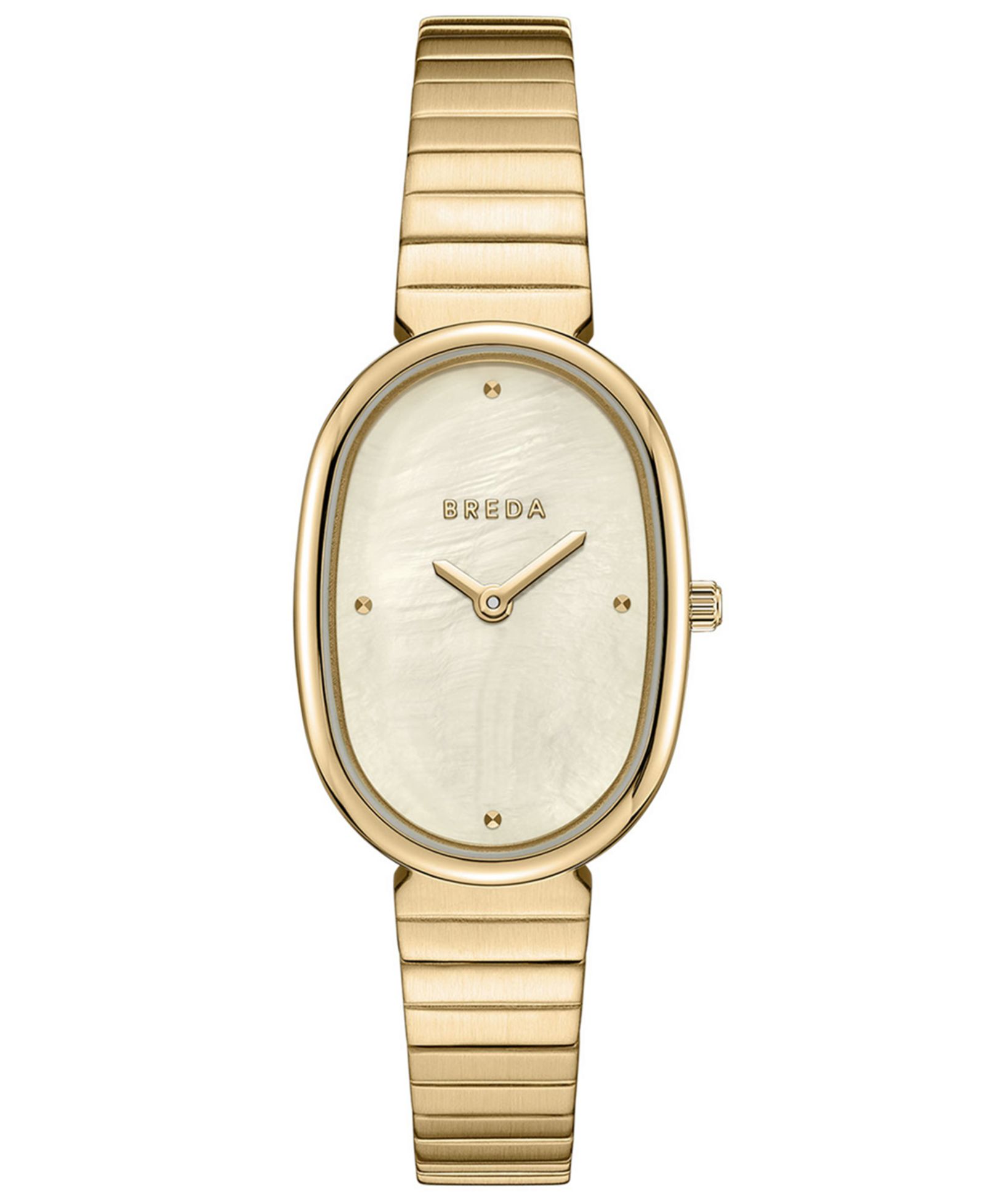 Часы BREDA Women's 'Jane' Gold Stainless Steel, 23mm