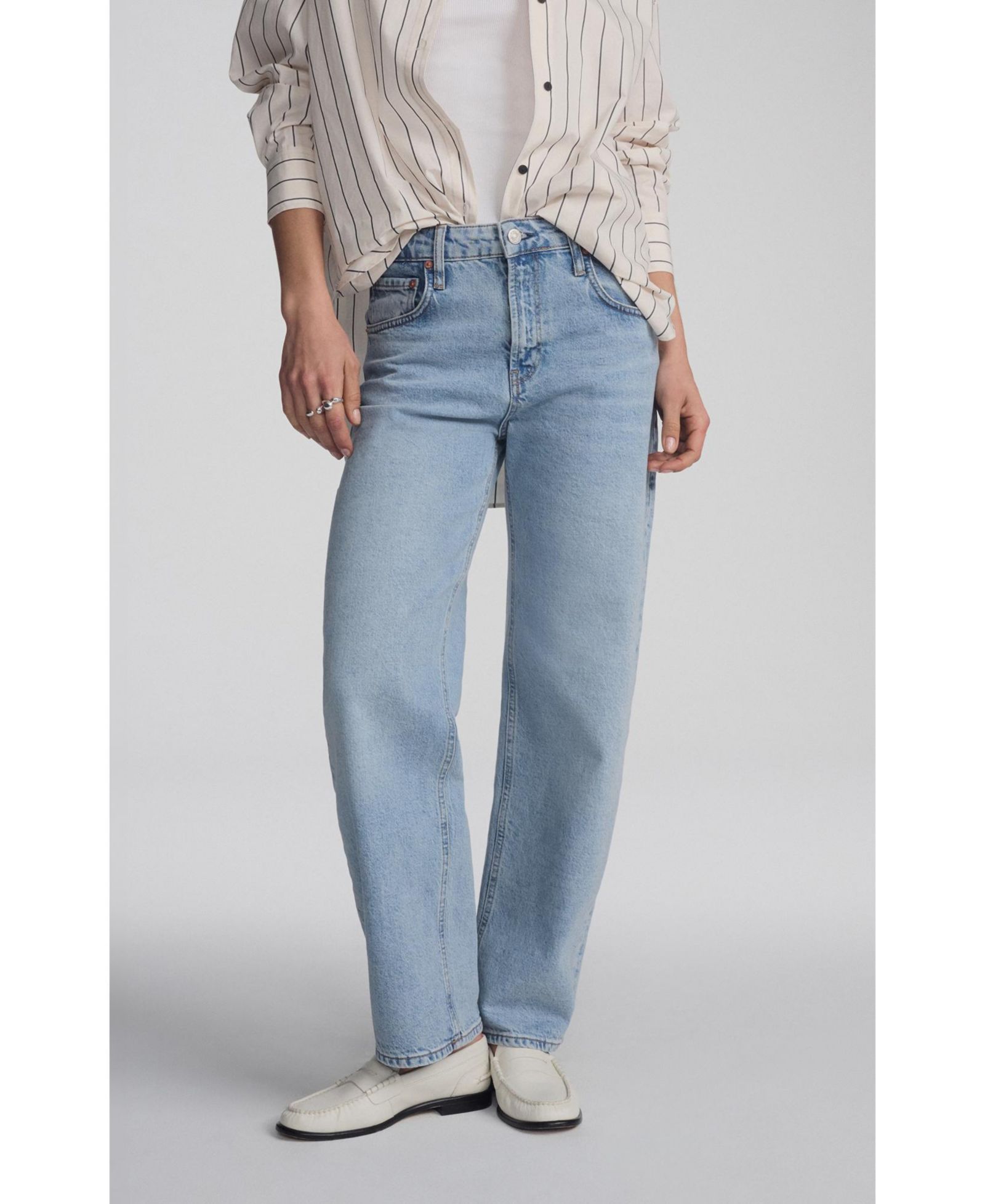 Mavi Jeans Women's Mavi JeanWomen's Nica Baggy In Light Brushed Classic