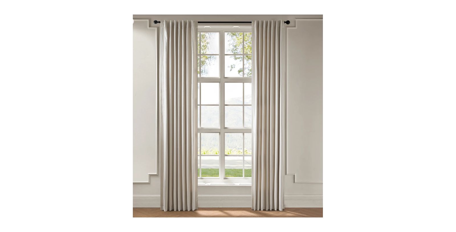 Z Gallerie Marble Velvet Curtain