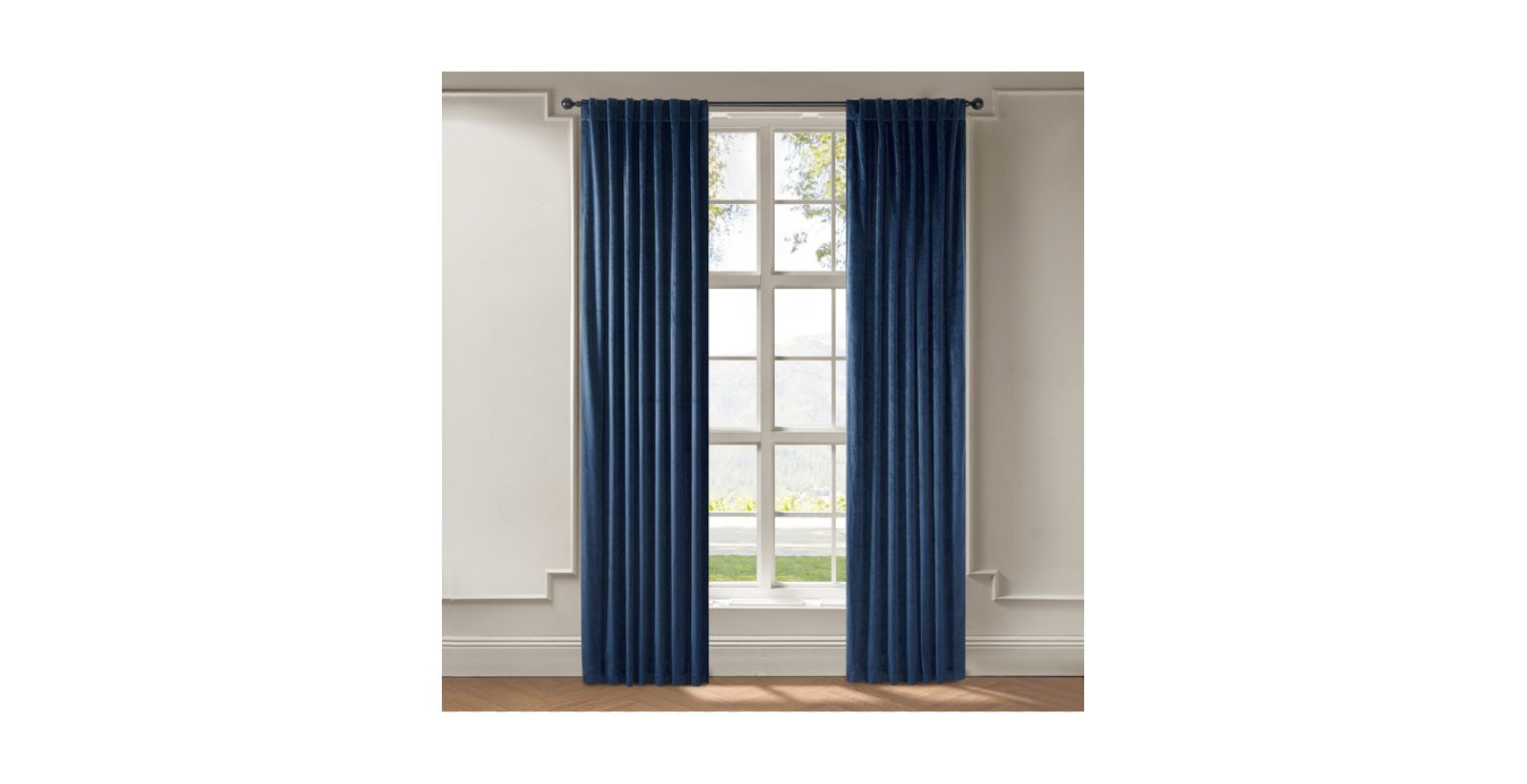 Z Gallerie Adair Solid Velvet Curtain