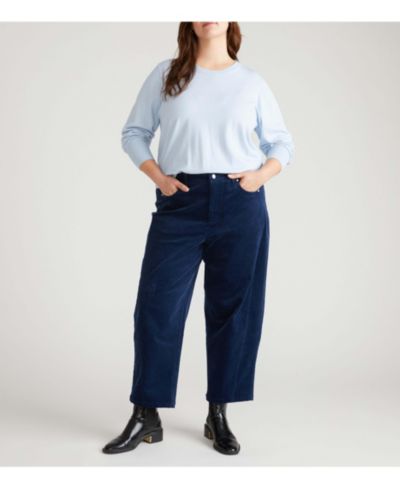 Universal Standard Women's Plus Size Dakota Twisted Leg Corduroy Pants
