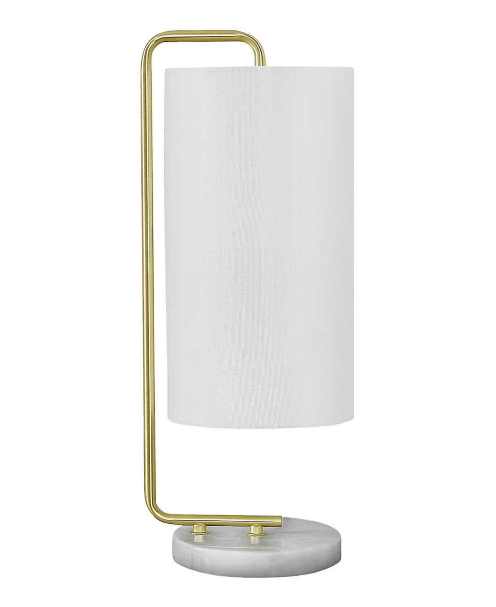Monarch Specialties Lighting 20" Marble Table Lamp