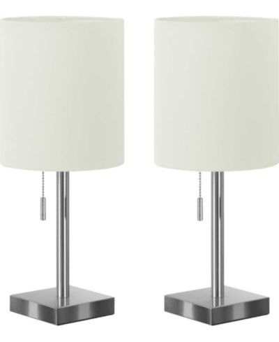 Monarch Specialties Lighting 2-Pc. Metal Table Lamp