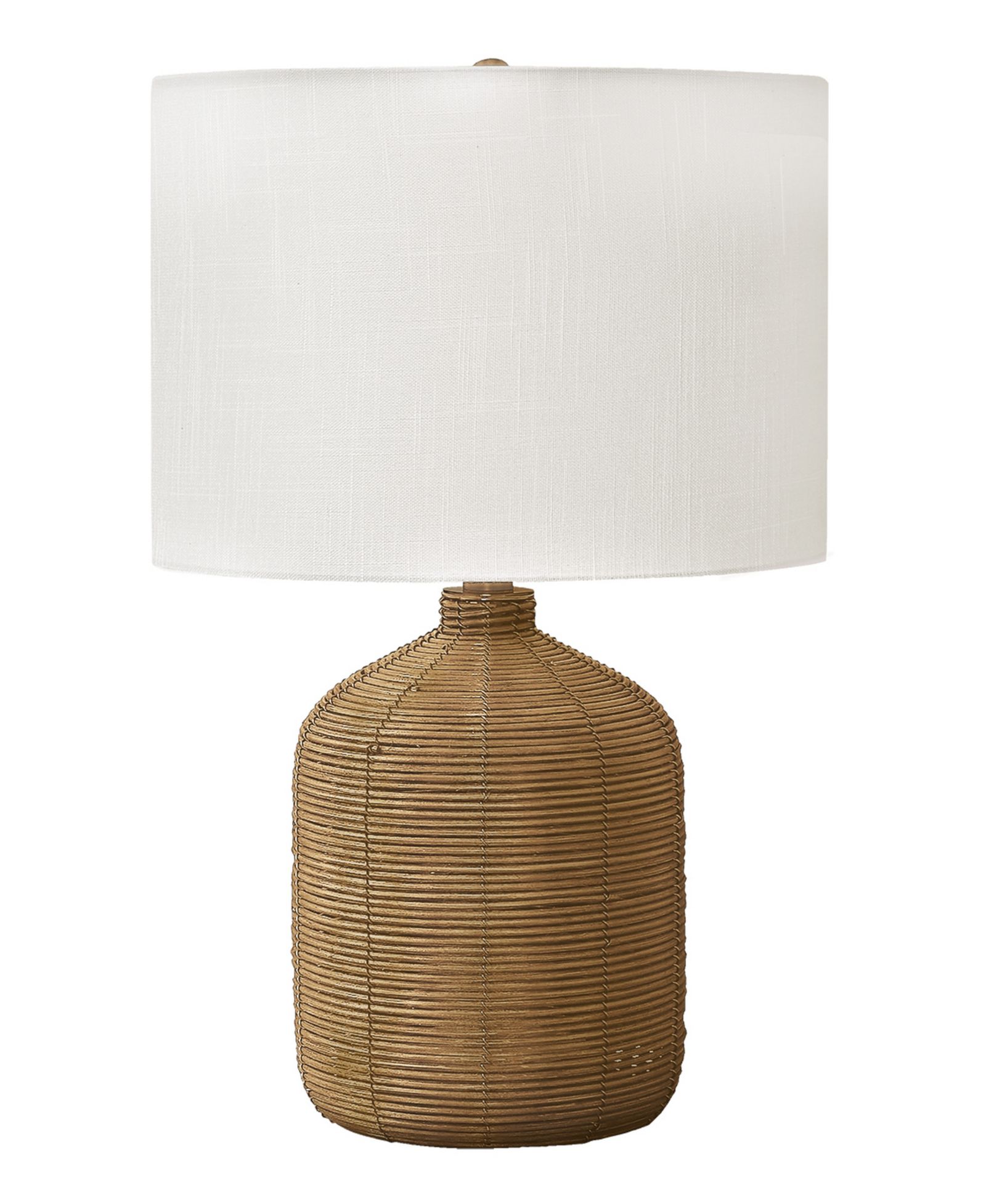 Monarch Specialties Lighting 23" Rattan Table Lamp