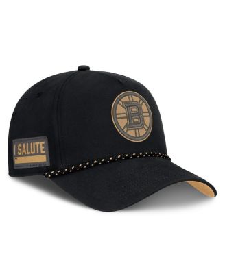 Мужская бейсболка Fanatics Boston Bruins Military Appreciation Authentic Pro A-Frame Adjustable черная