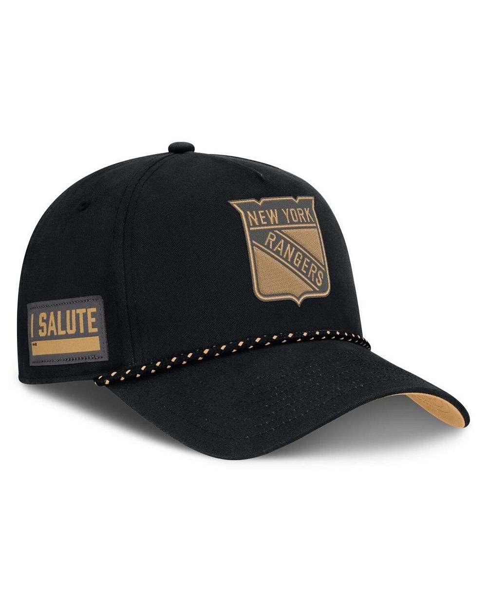 Fanatics Men's Black New York Rangers Military Appreciation Authentic Pro A-Frame Adjustable Hat
