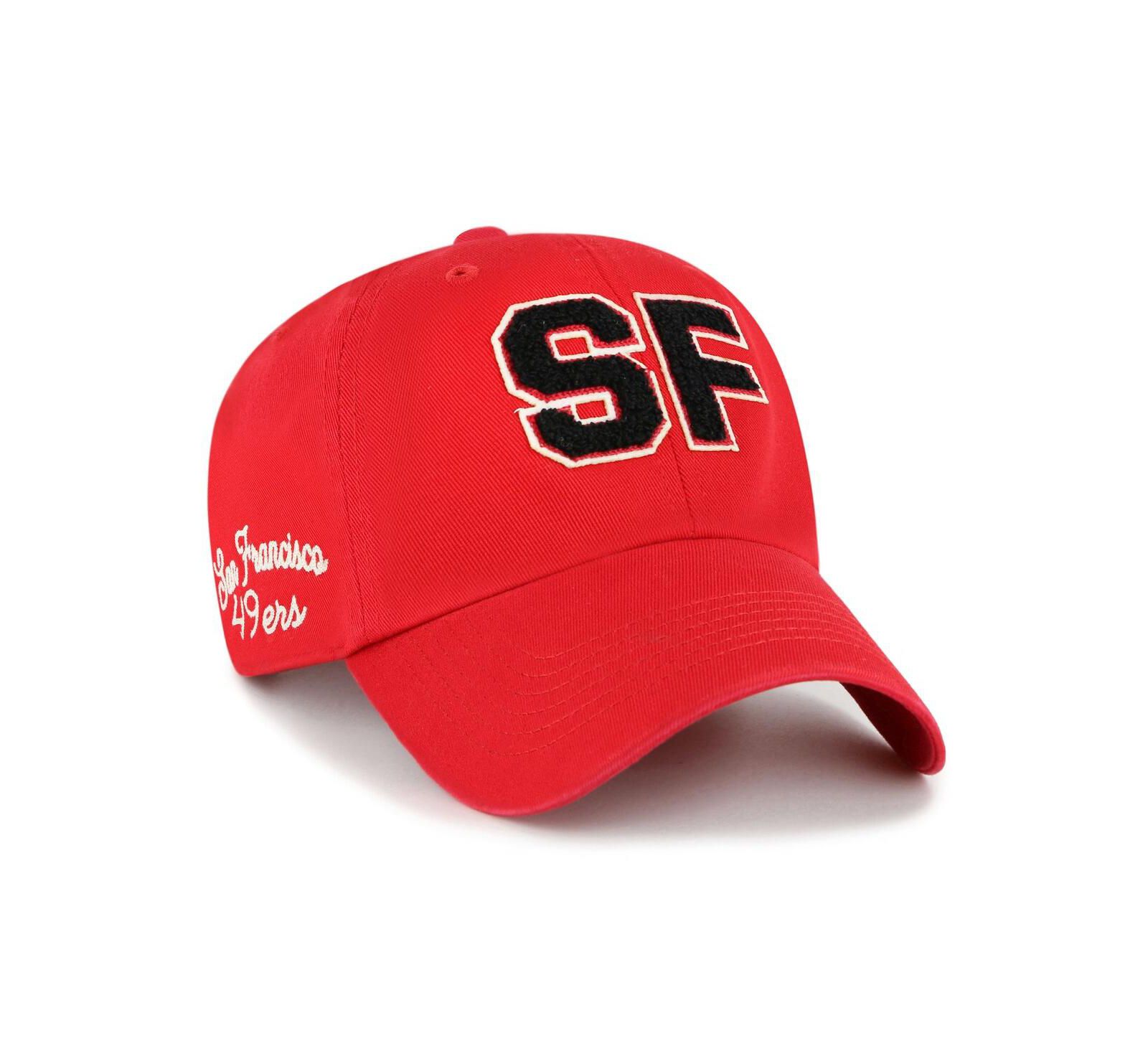 '47 Brand Women's Scarlet San Francisco 49ers Zoey Clean Up Adjustable Hat