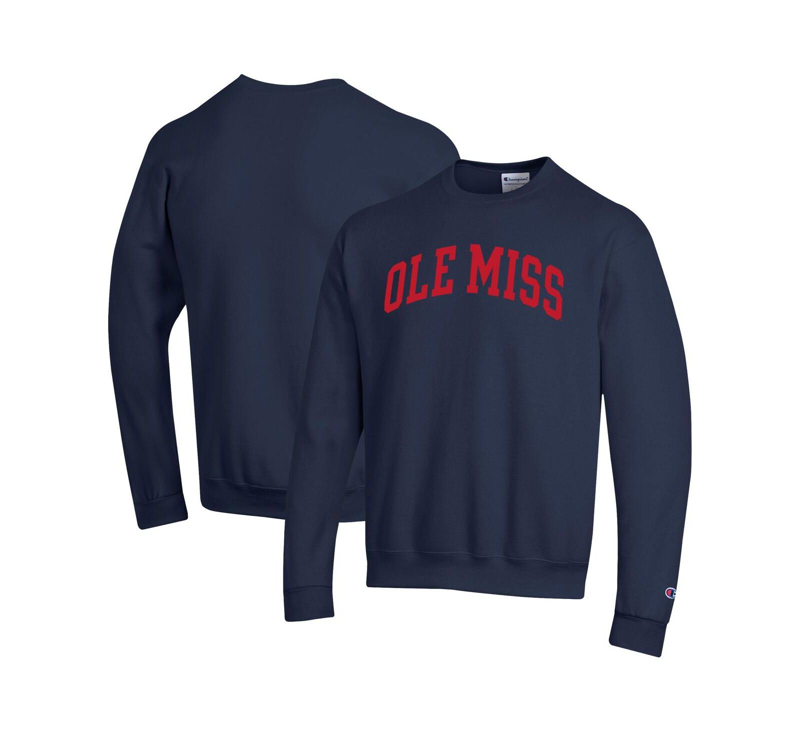 Champion Мужской флисовый свитшот Navy Ole Miss Rebels