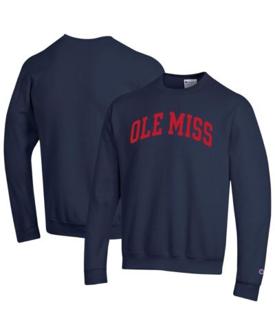 Champion Мужской флисовый свитшот Navy Ole Miss Rebels