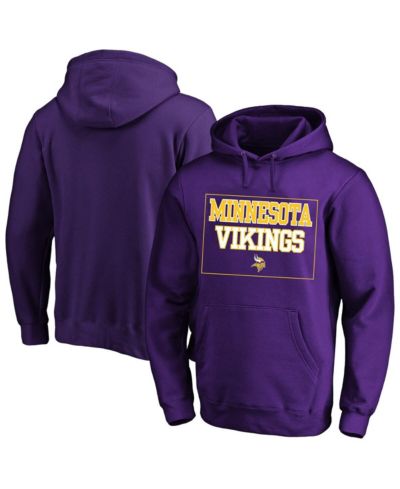 Мужское худи Fanatics Minnesota Vikings Purple Big & Tall Fleece
