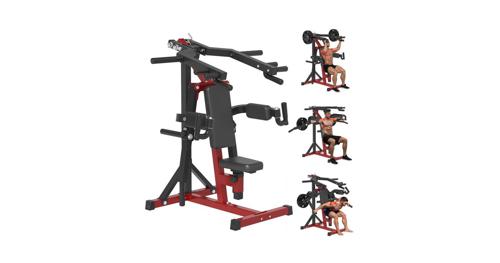 AECOJOY Deltoid and Shoulder Press Machine, 3-in-1 Shoulder-Specific Machine with Shoulder Press, Lateral Raise & Reverse Fly