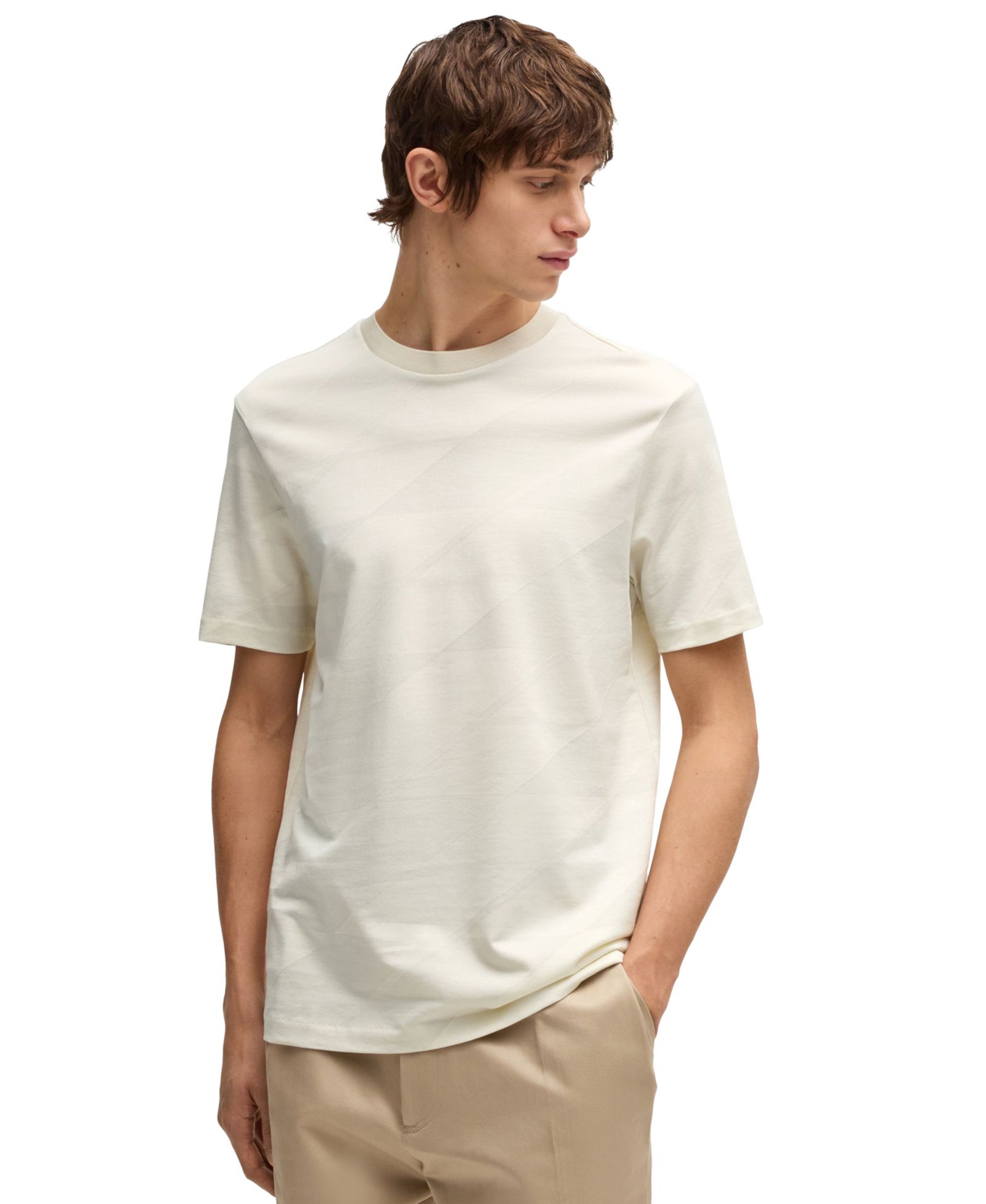 BOSS by Hugo Boss Мужская футболка Two-Tone Jacquard