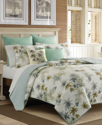 Двустороннее стеганое одеяло Tommy Bahama Home Serenity Palms Cotton, Full/Queen