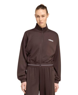 adidas Women's Hyperglam Track Cropped Training Track Jacket
