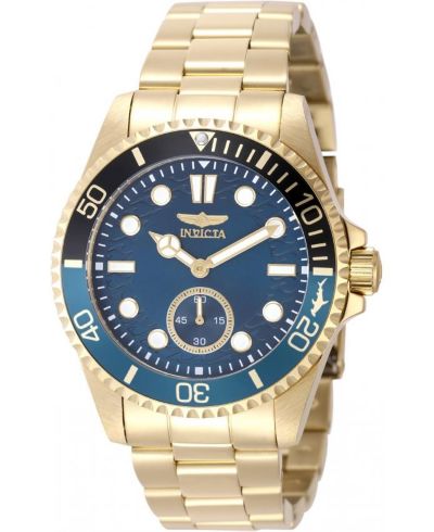 Мужские кварцевые часы Invicta Pro Diver 49435 VD78 с синим циферблатом
