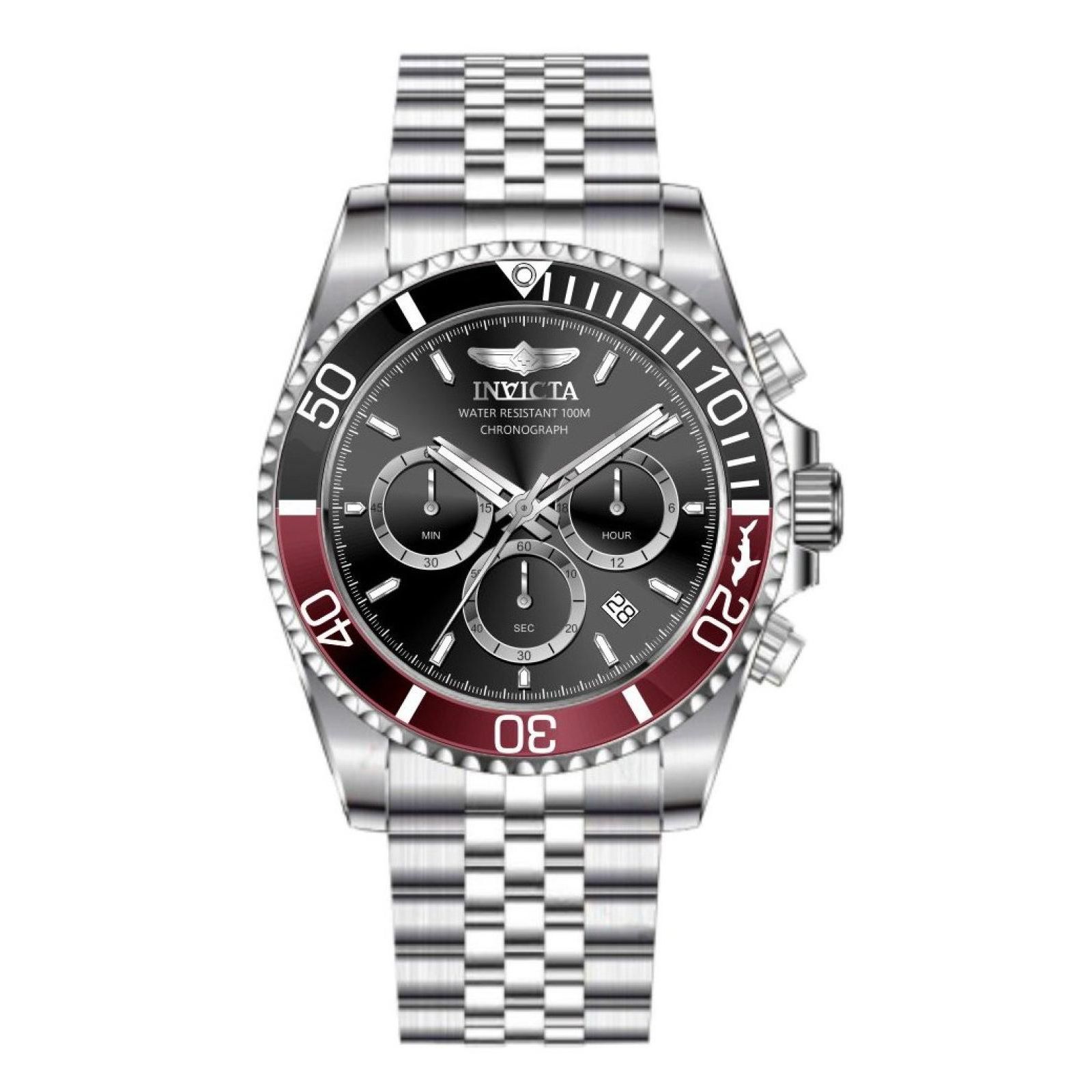 Invicta Men's 49838 Pro Diver Quartz VD53 Black Dial Watch