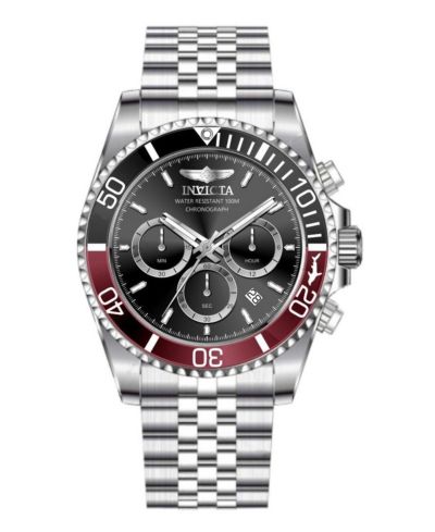 Мужские кварцевые часы Invicta 49838 Pro Diver VD53 Black Dial