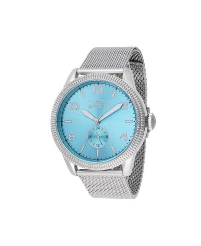 Мужские часы Invicta 48914 Vintage Quartz VH60, светло-голубой циферблат