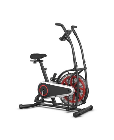 SKONYON Upright Air Bike with Unlimited Resistance