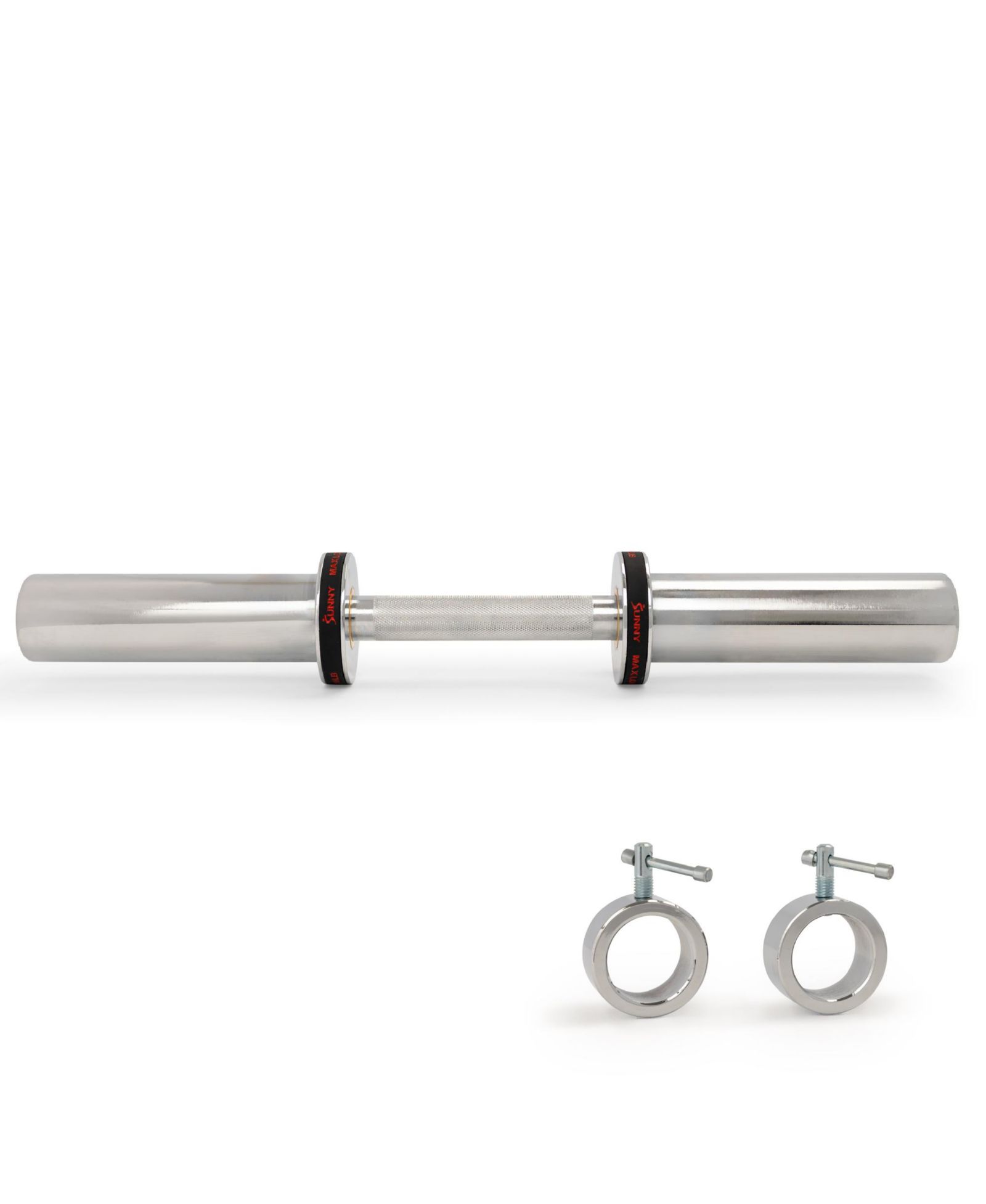 Sunny Health & Fitness Olympic Dumbbell Bar - 20"