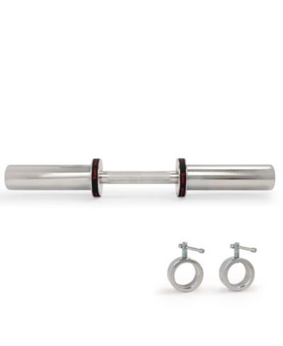 Sunny Health & Fitness Olympic Dumbbell Bar - 20"