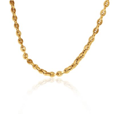 Lucky Brand Men’s Gold-Tone Link 22'' Chain Necklace, Polished Finish