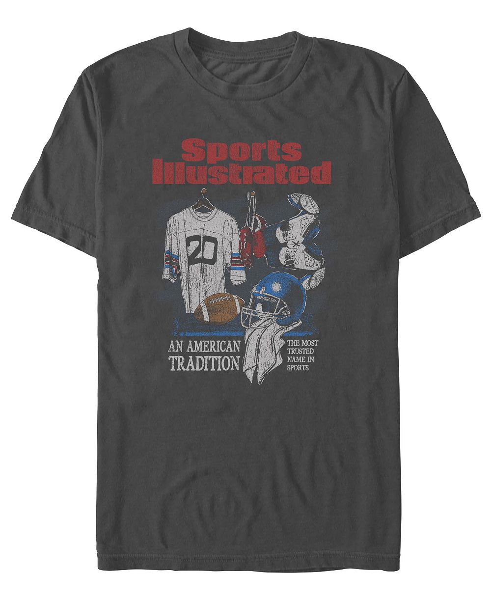 Fifth Sun Мужская Sports Illustrated American Football Tradition Vintage Graphic T-Shirt