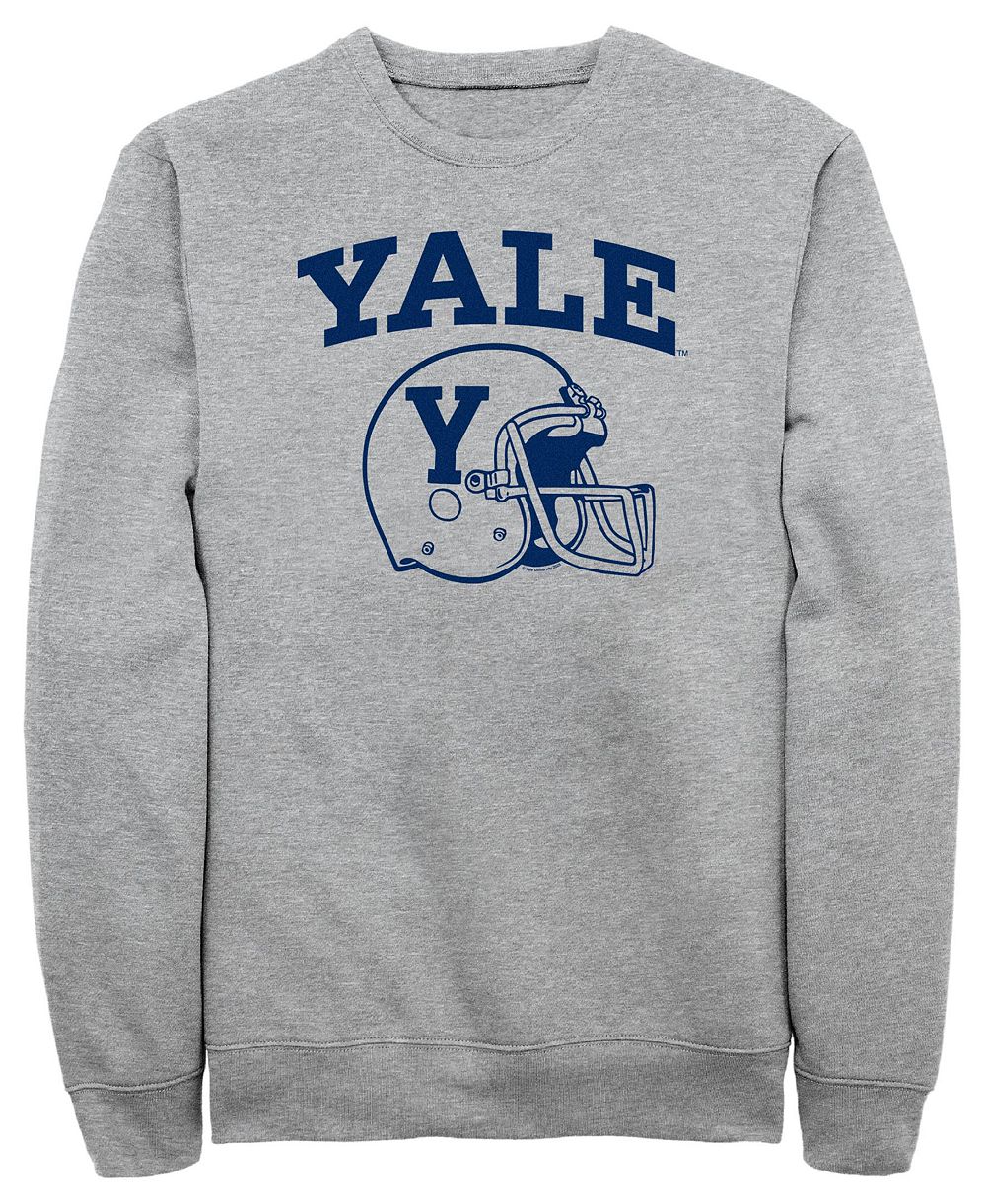 Fifth Sun Men's Yale Football Helmet Graphic Crewneck Sweatshirt