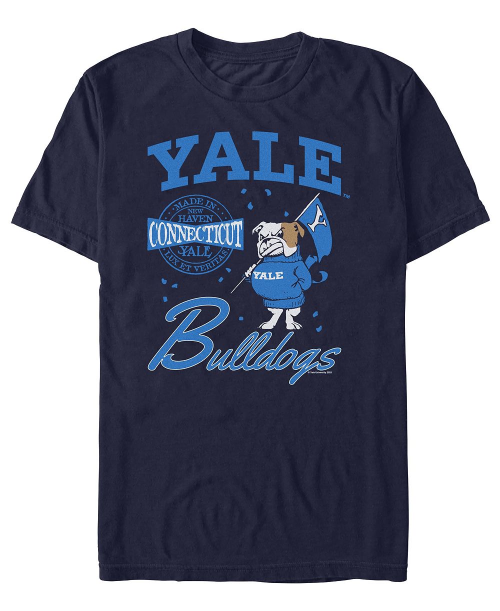 Fifth Sun Men's Yale Bulldogs Vintage Collegiate Mascot Graphic T-Shirt