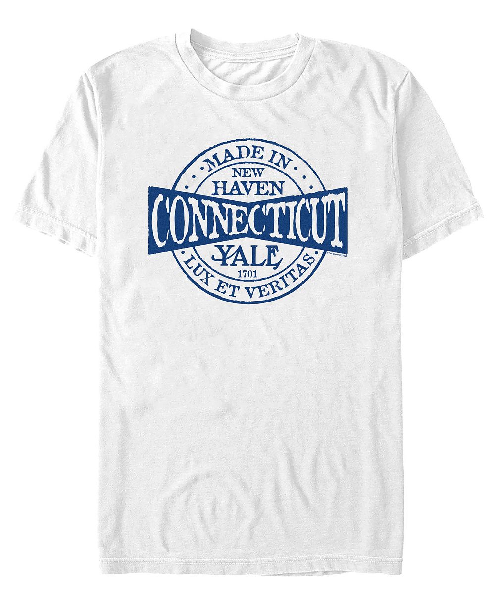 Fifth Sun Men's Yale University Made in New Haven Connecticut Established 1701 Graphic T-Shirt