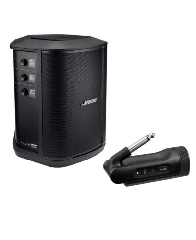 Беспроводная портативная акустическая система Bose S1 Pro+ с Bluetooth, черная, с беспроводным передатчиком 1/4"