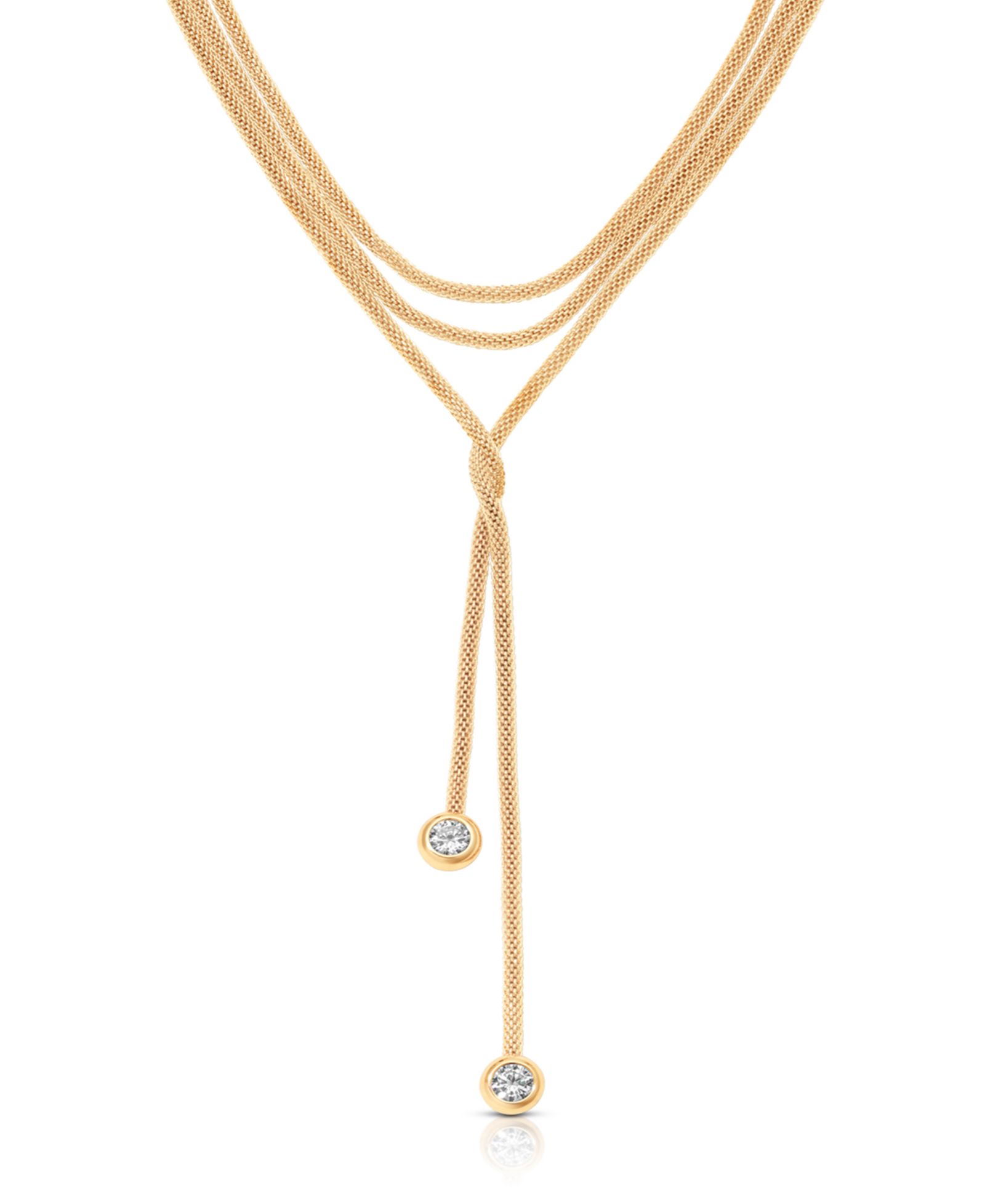 ETTIKA ожерелье Forever Tied Gold Plated