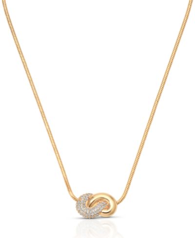 Колье ETTIKA Gold Plated Love Me Knot Necklace