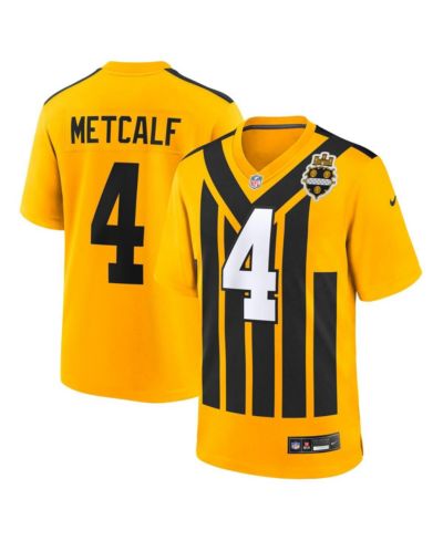 Nike Men's DK Metcalf Gold Pittsburgh Steelers Alternate 1933 Throwback Game Jersey