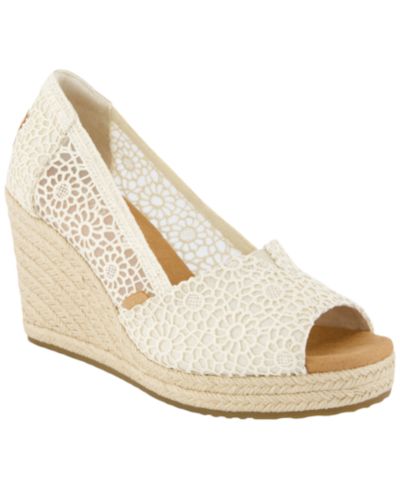 TOMS Women's Essential Slip-On Wedge Sandals