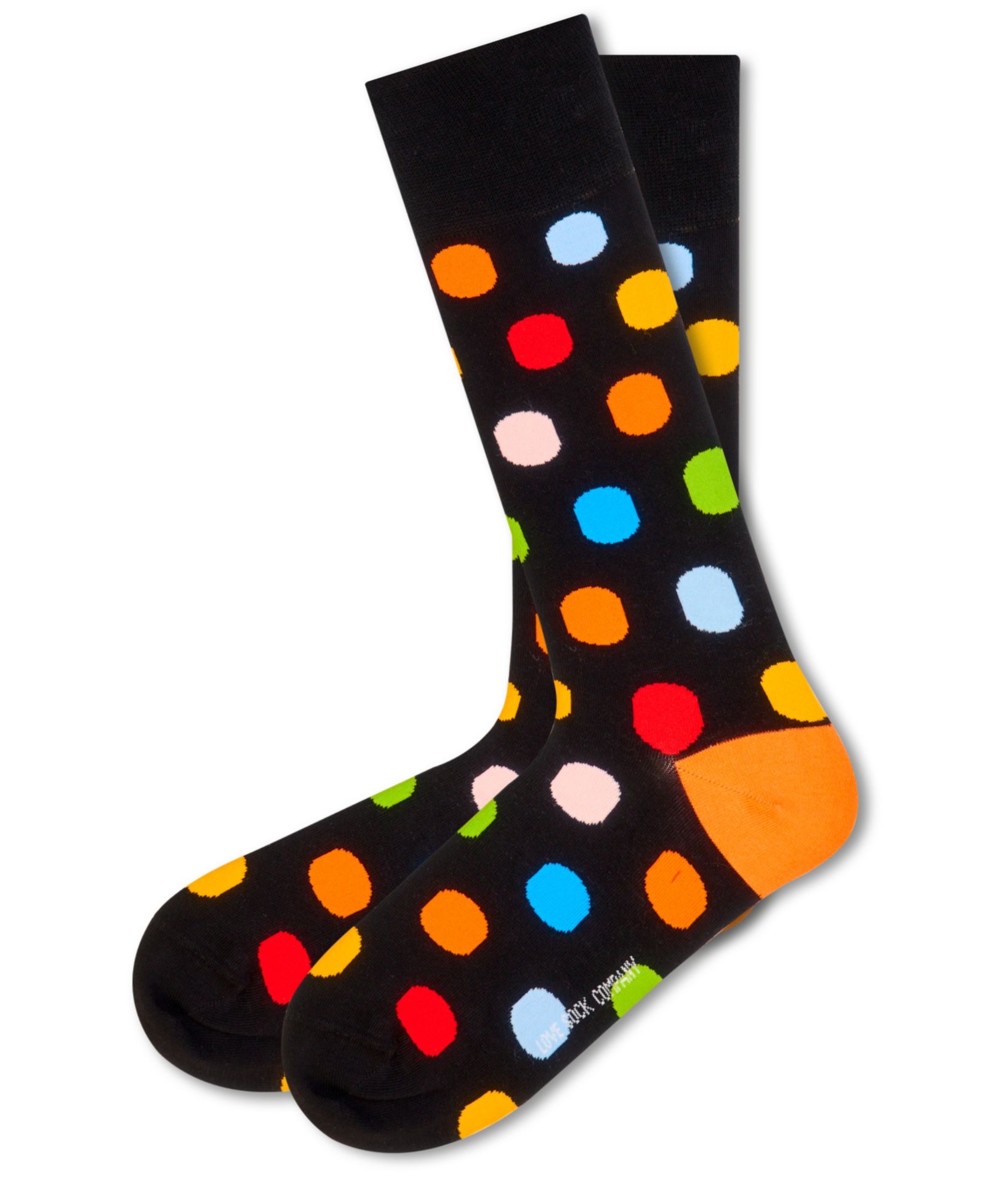 Love Sock Company Men's Big Polka Socks