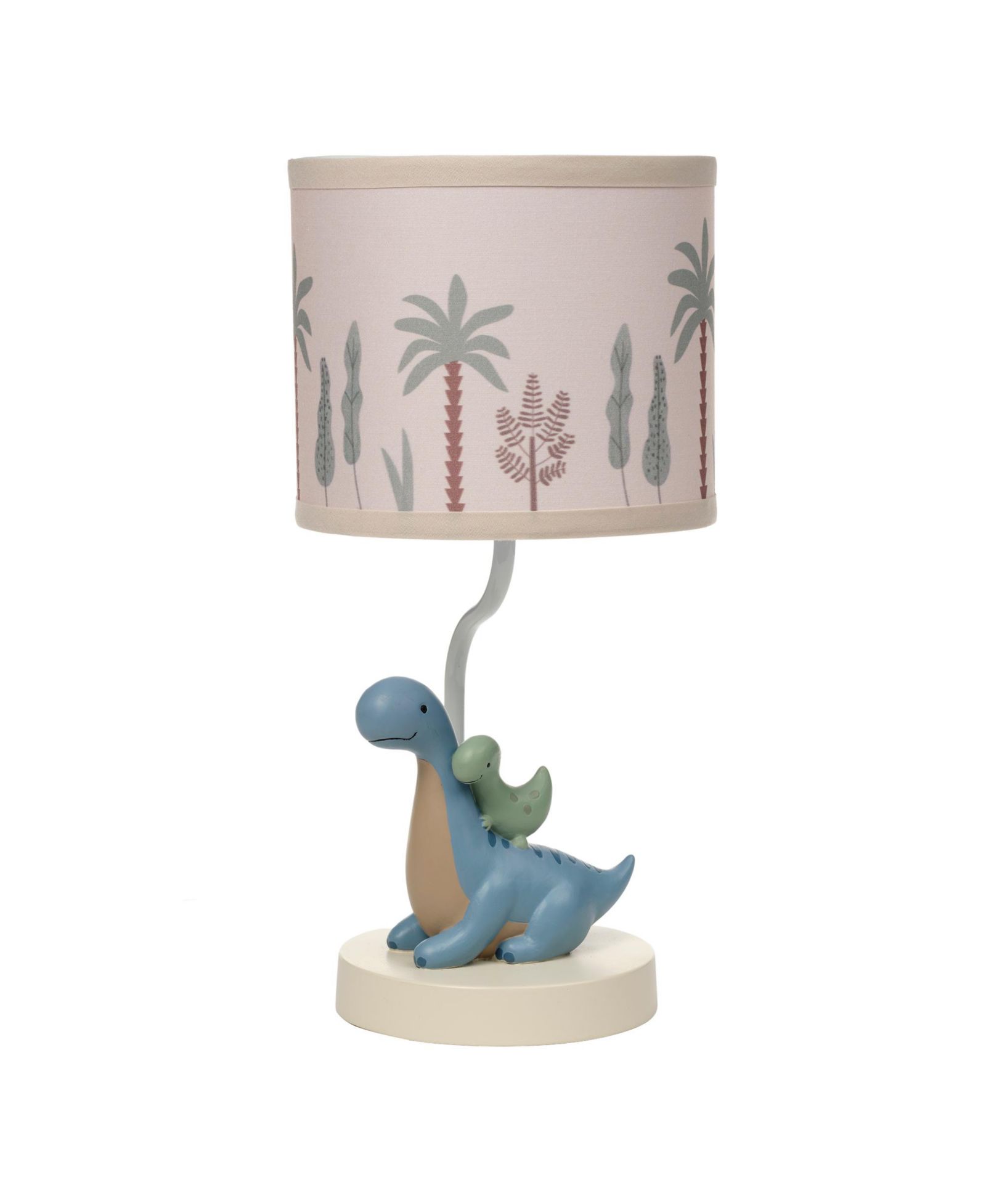 Lambs and Ivy Dino-Might Custom Designed 3D Dinosaur Nursery Lamp with Shade