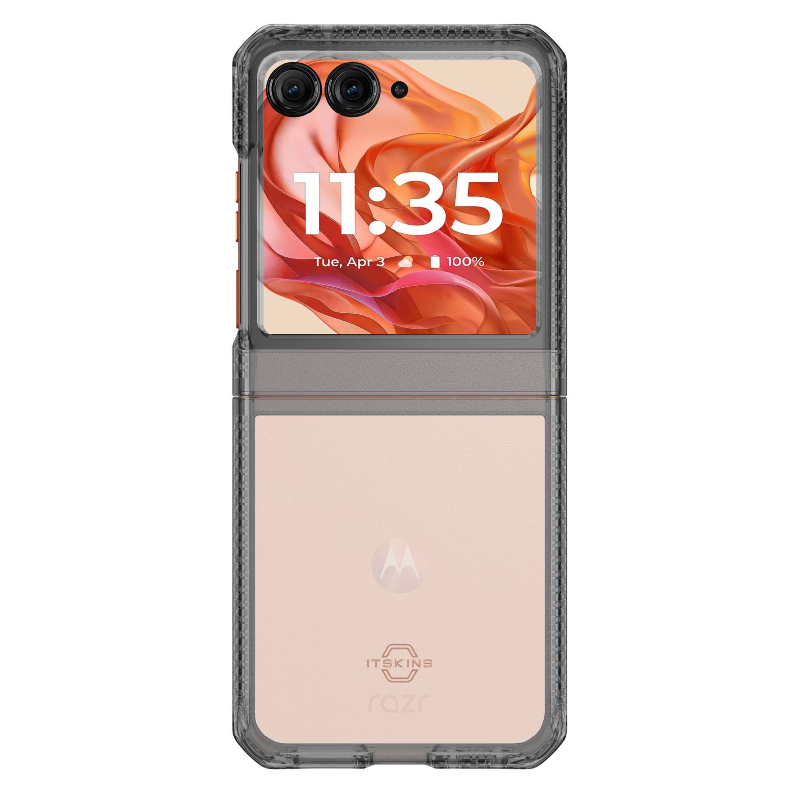 Itskins Hybrid_R Shockproof Clear Case for Motorola Razr (2024)