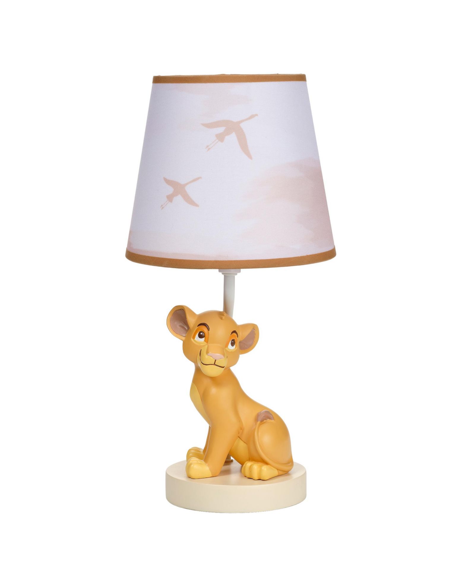 Lambs and Ivy Disney Baby Lion King Safari Custom Hand-Painted Lamp with Shade