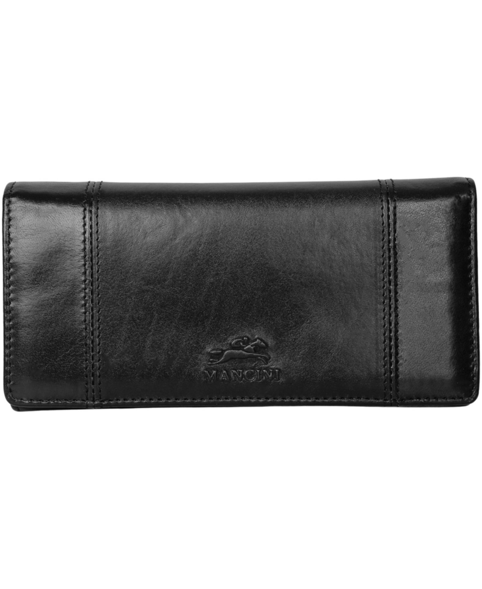 Mancini Pelle D'oro RFID Secure Trifold Wallet