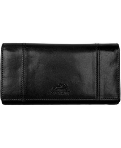 Mancini Pelle D'oro кошелек RFID Quad Fold